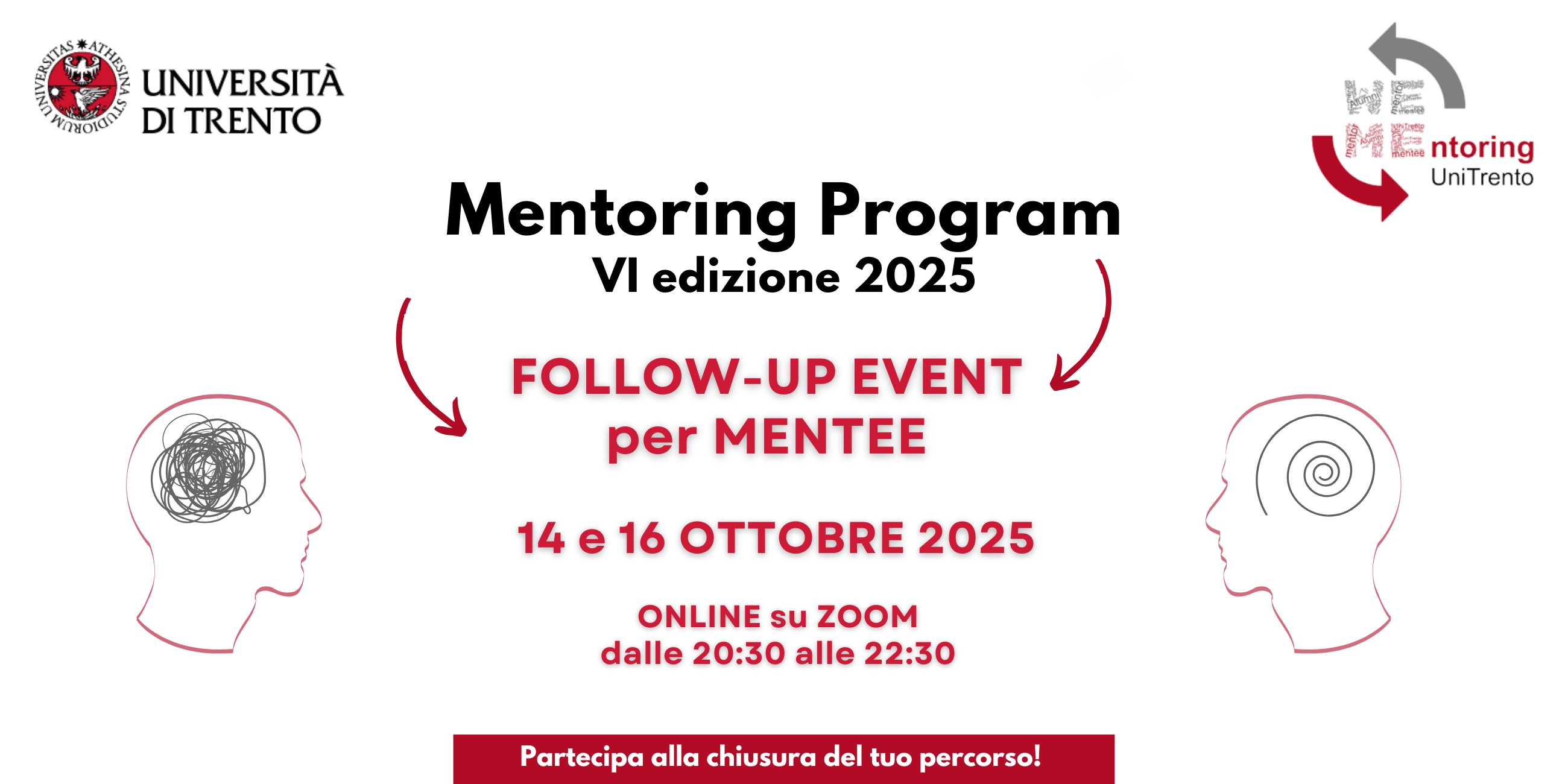 Mentoring Program VI edizione 2025: Follow up per Mentee