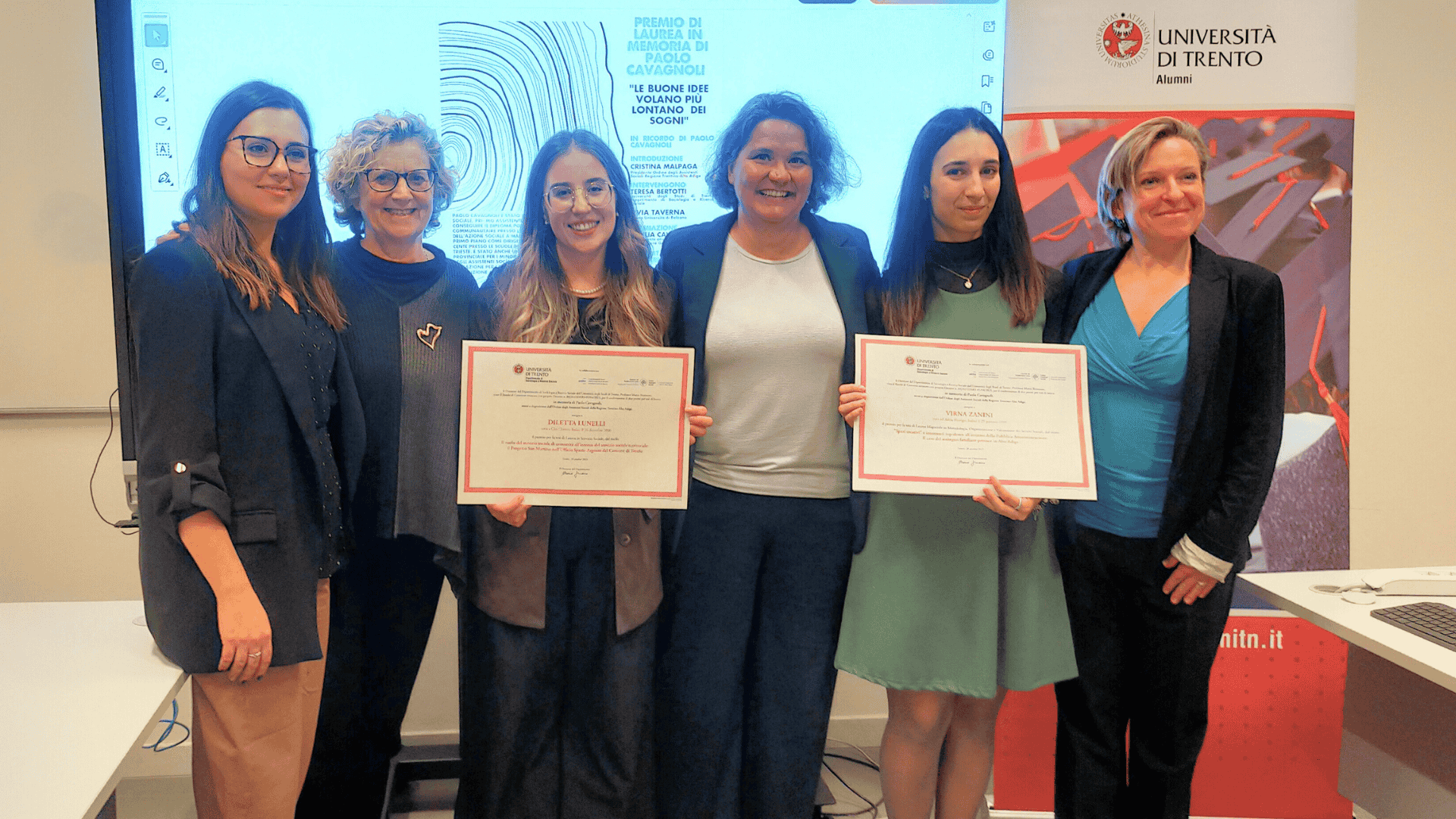 Cerimonia di consegna del III Premio di laurea in memoria di Paolo Cavagnoli Cerimonia di consegna del III Premio di laurea in memoria di Paolo Cavagnoli