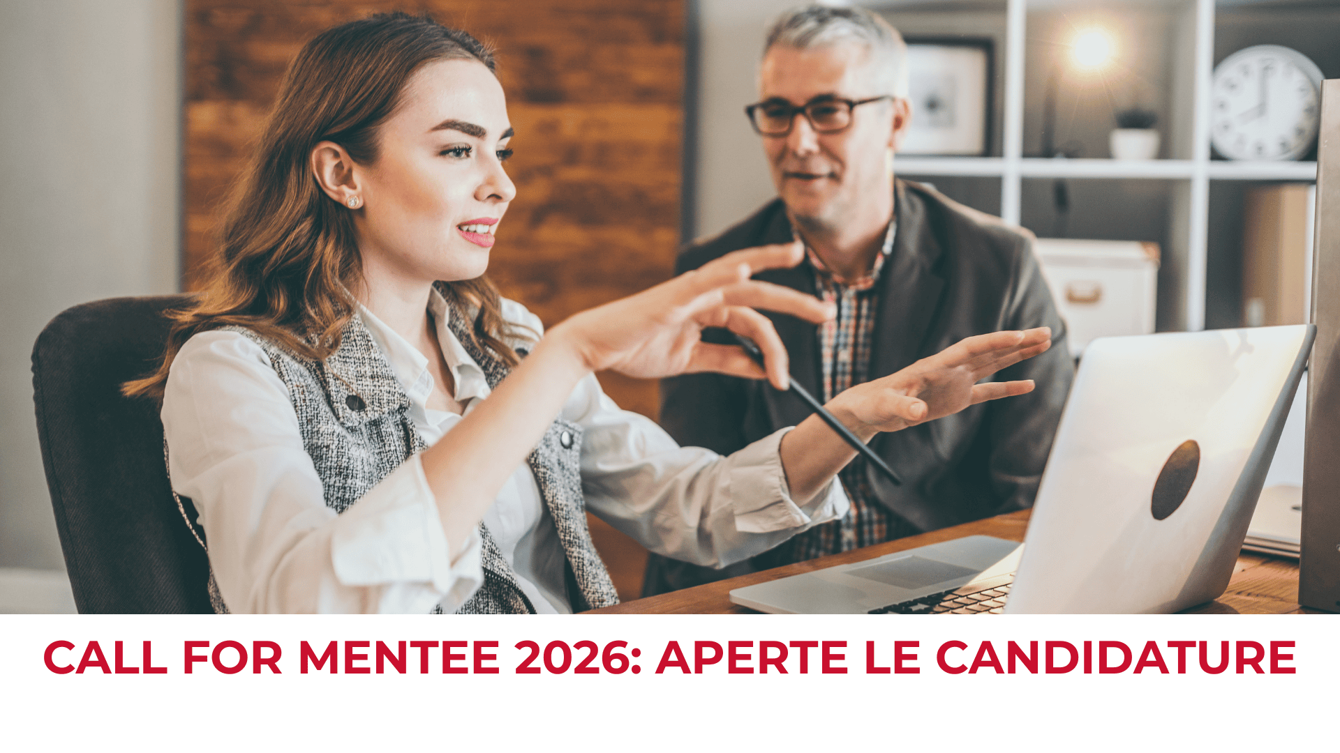 Call for Mentee - programma Mentoring 2026