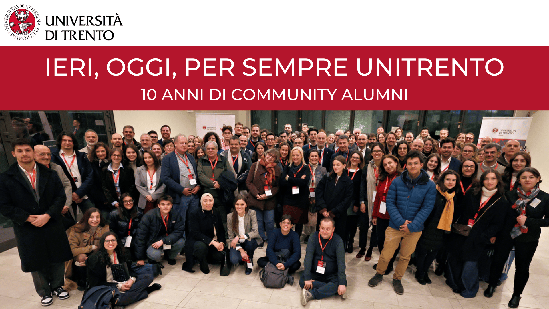Decennale community Alumni: foto di gruppo dei partecipanti