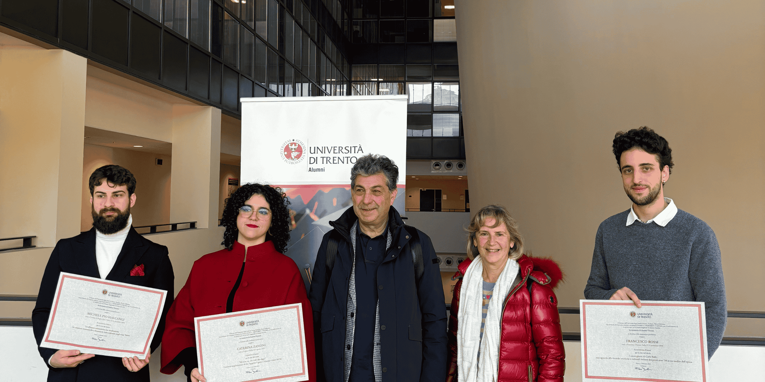 Michele Pio Malcangi, Caterina Zanoni, i genitori di Andrea Vicenzi e Francesco Rossi