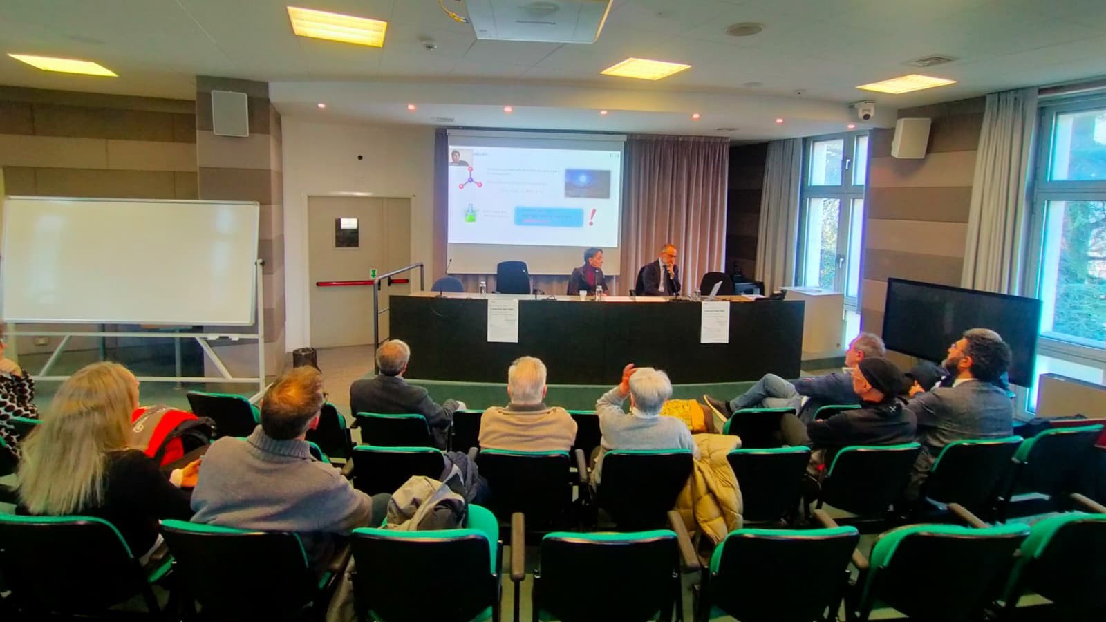 Un momento della cerimonia di premiazione