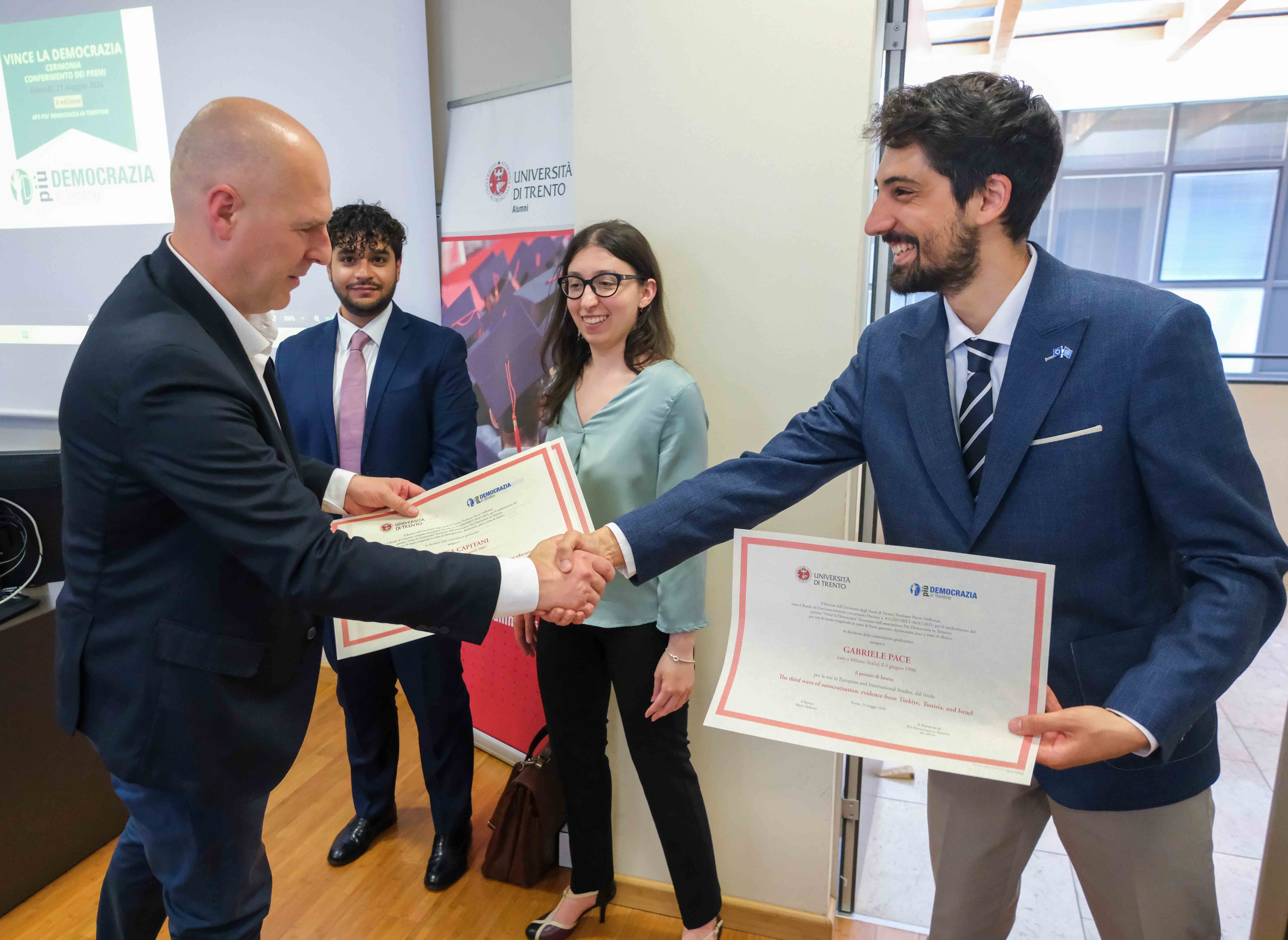 Premiazione Vince la Democrazia 2026