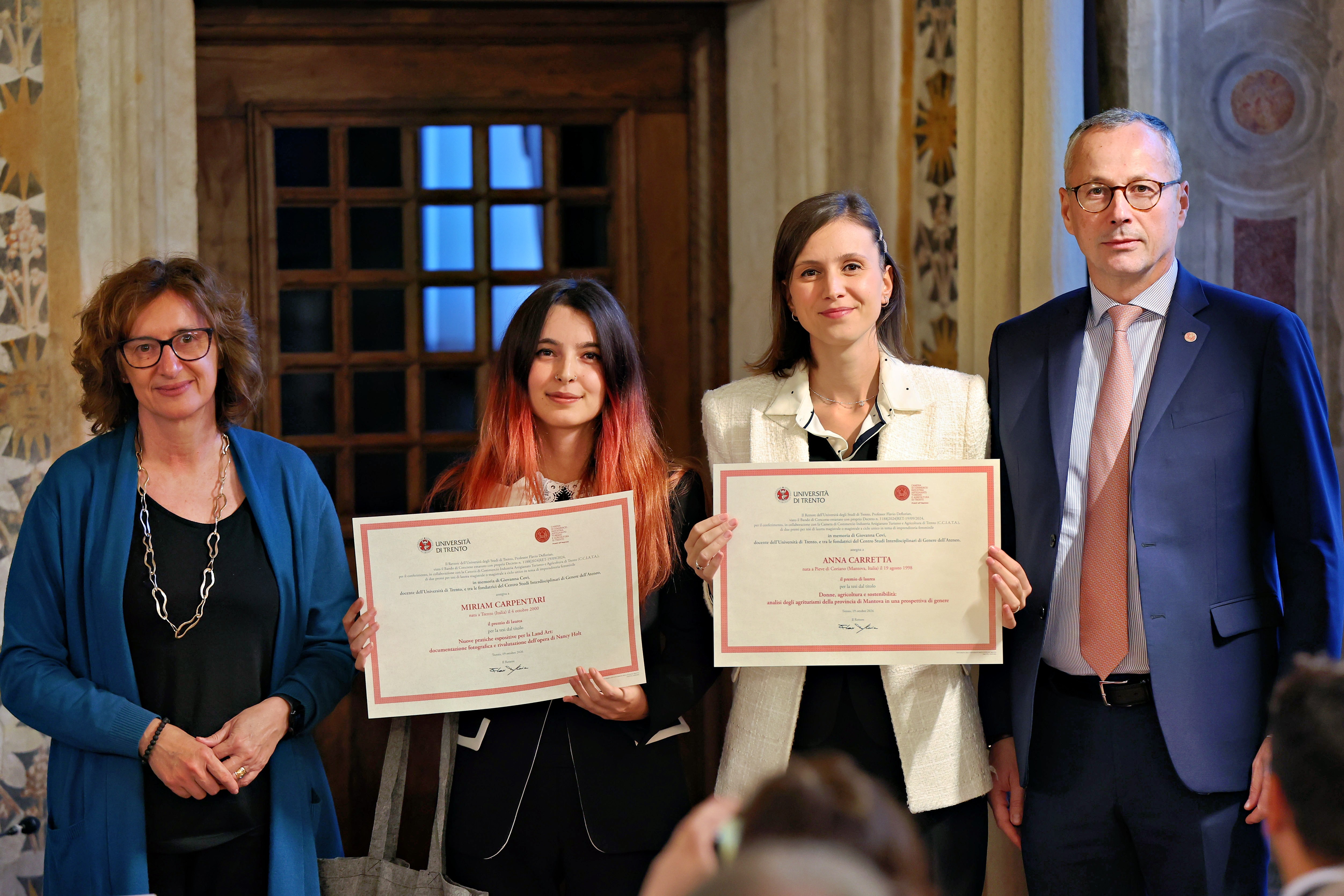 Premiazione Giovanna Covi