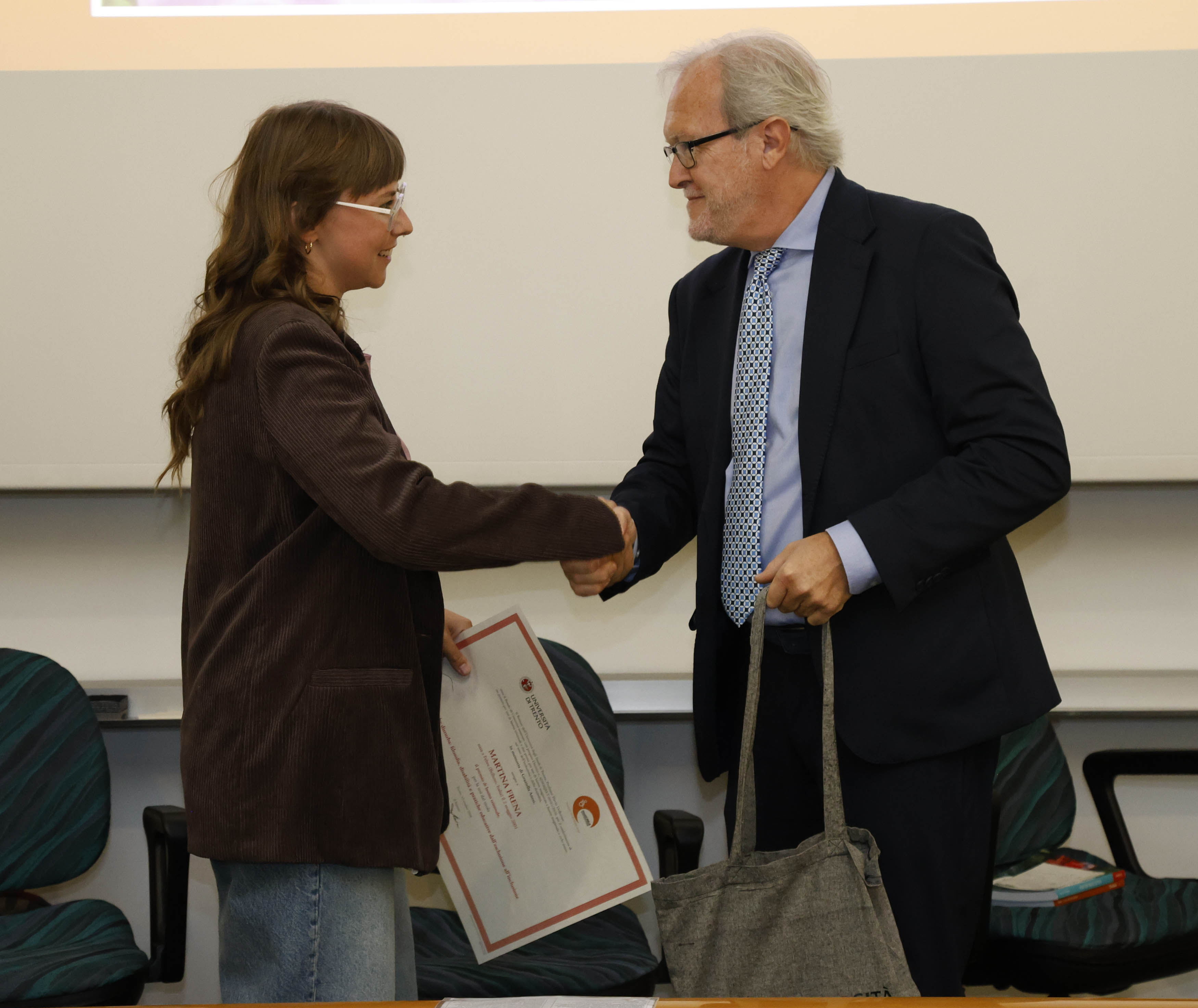 Premiazione ©UniTrento ph. Federico Nardelli