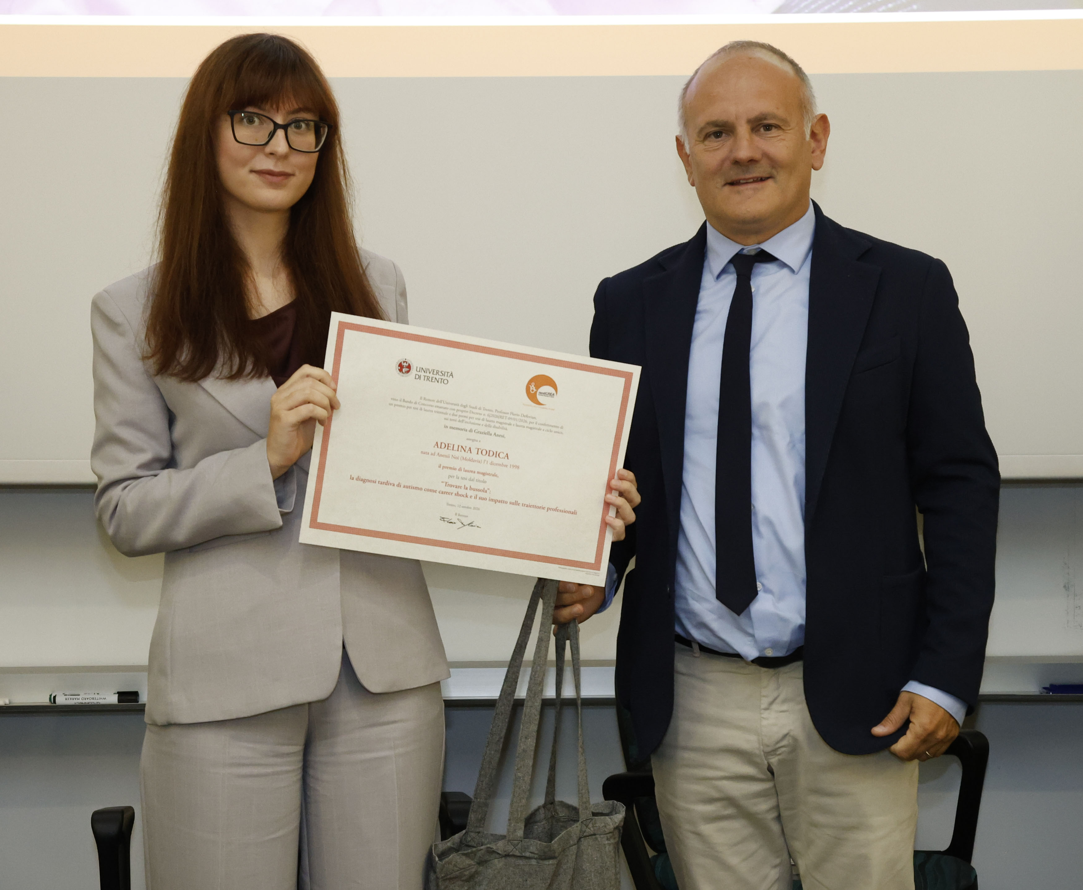 Premiazione ©UniTrento ph. Federico Nardelli